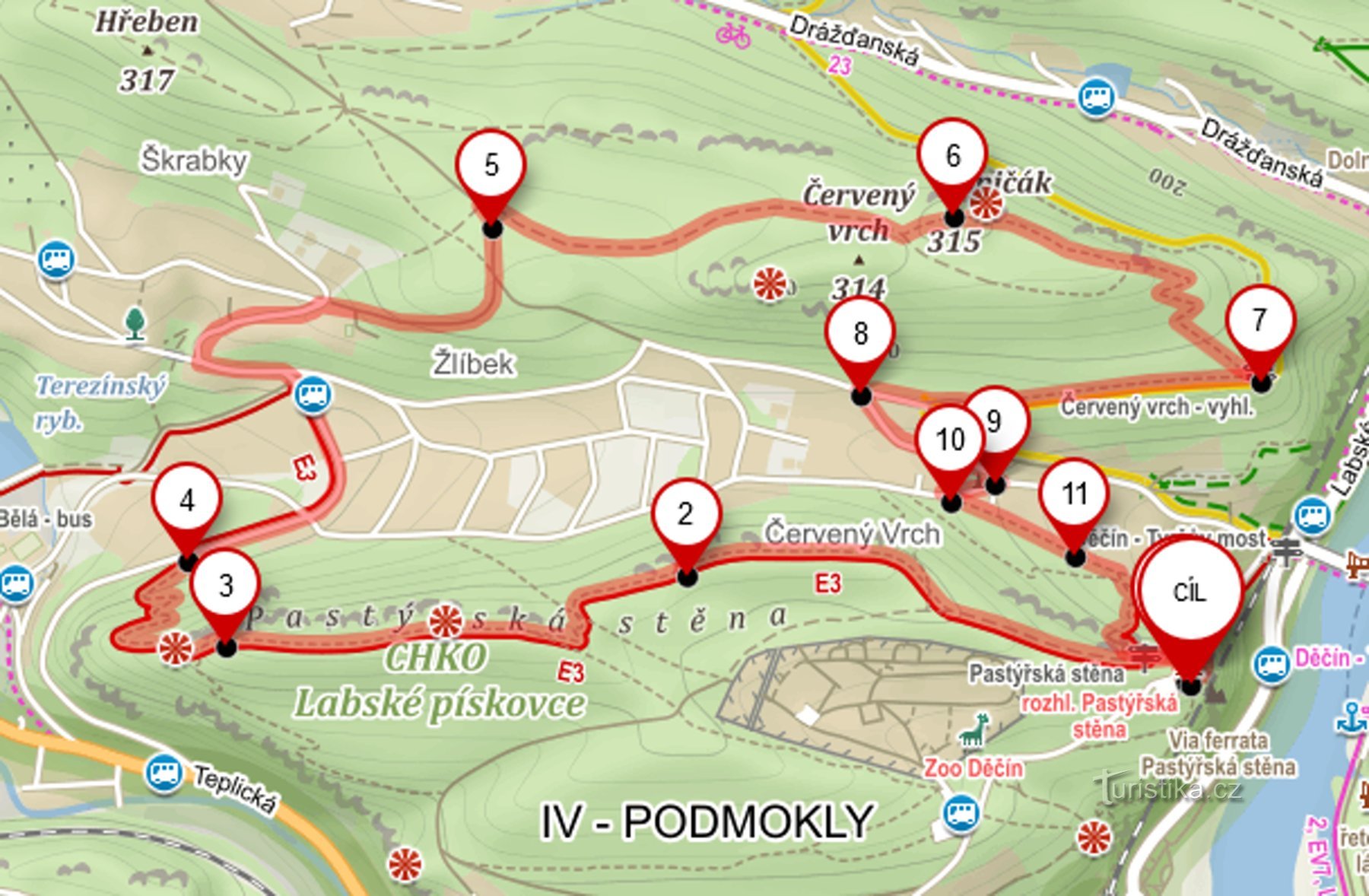 Mapka trasy