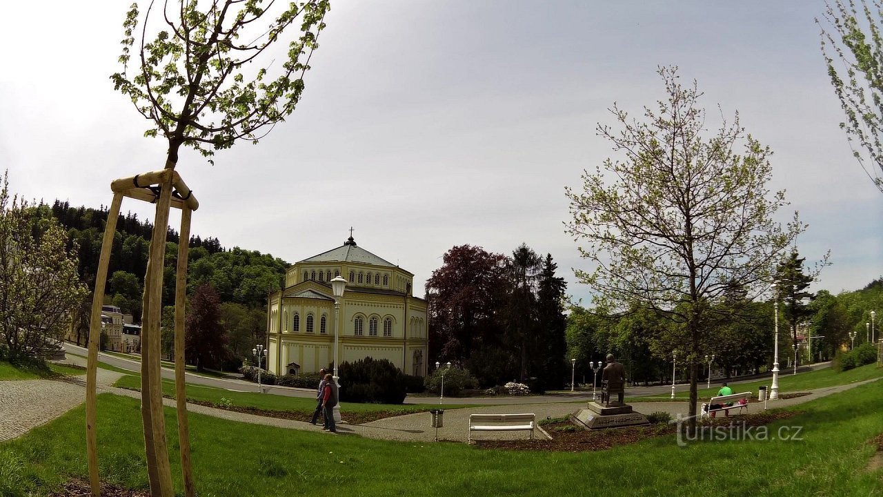 Marianske Lazne - Percorso a piedi reale