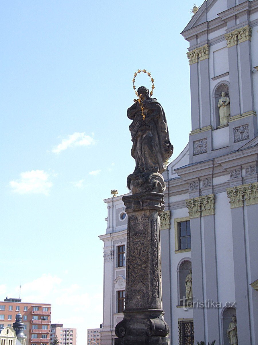 Marian plague column in Opava