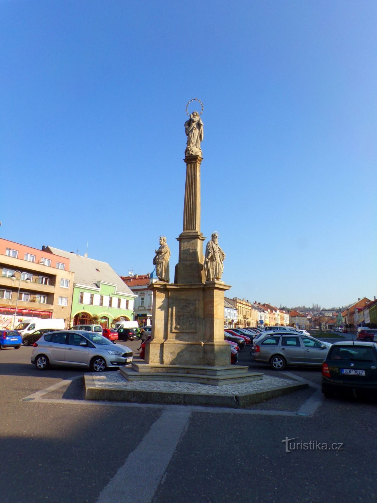 Marian column (Hořice, 25.3.2022/XNUMX/XNUMX)