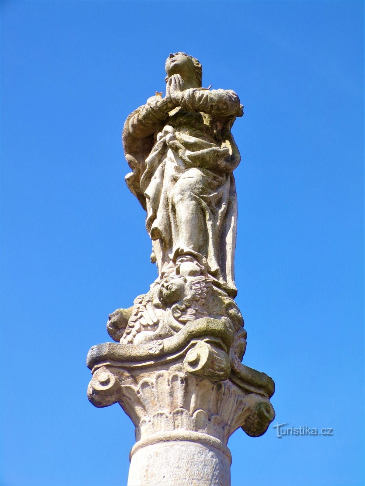 Columna mariana (Loucná Hora, 30.4.2021/XNUMX/XNUMX)
