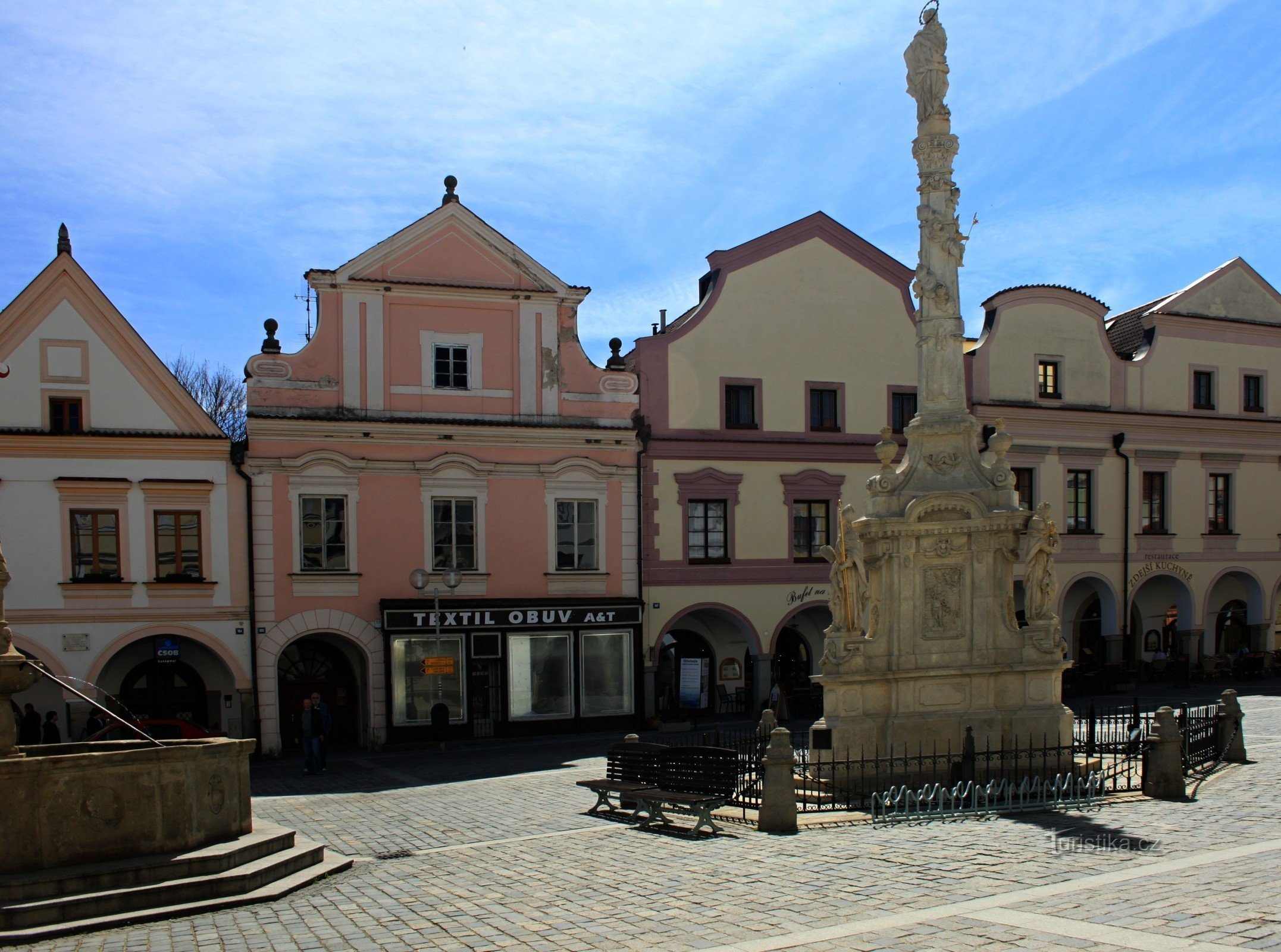 Kolumna maryjna - Třeboň