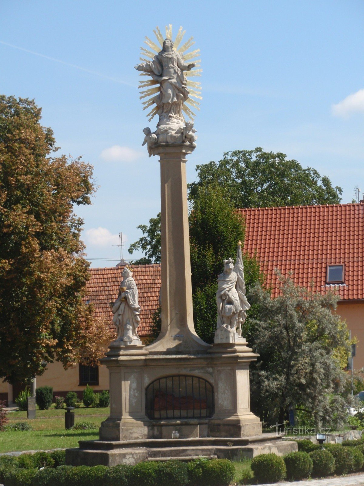 Colonne mariale à Blučín