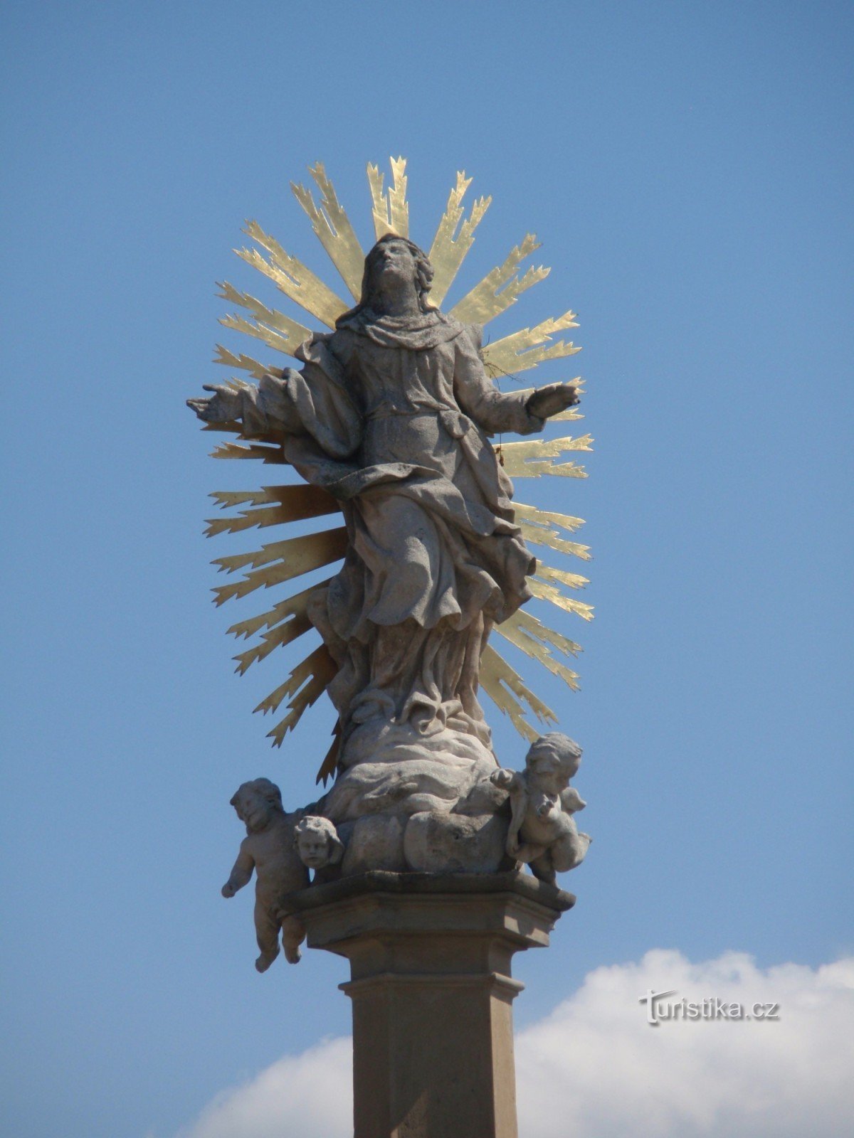 Mariensäule in Blučín