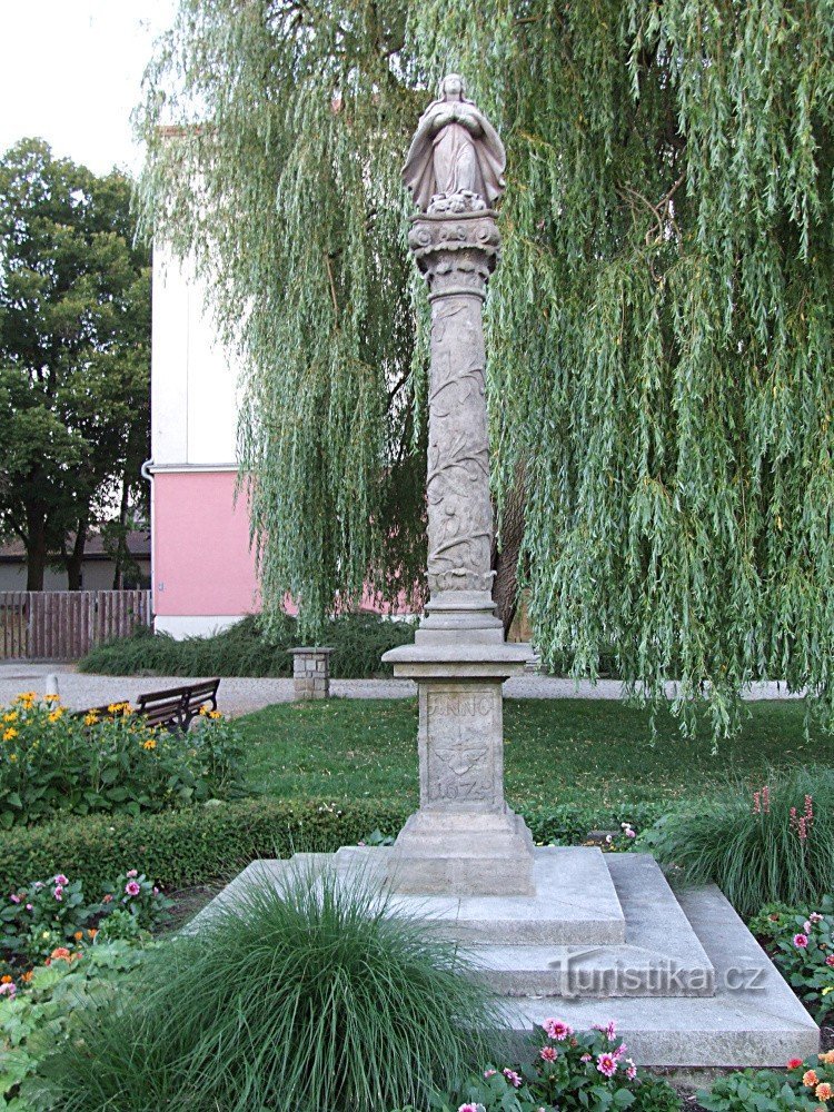 Colonne mariale à Chodov