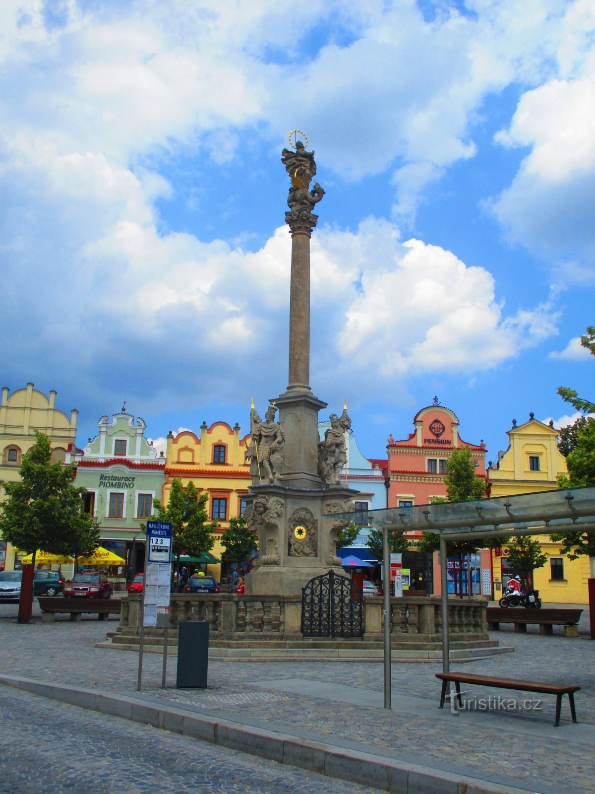 Marian column in Havlíčková Brod