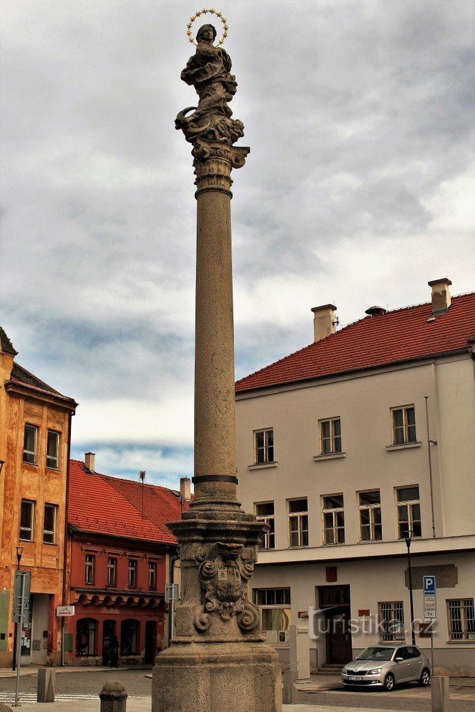 Marian Column στο Horaždovice