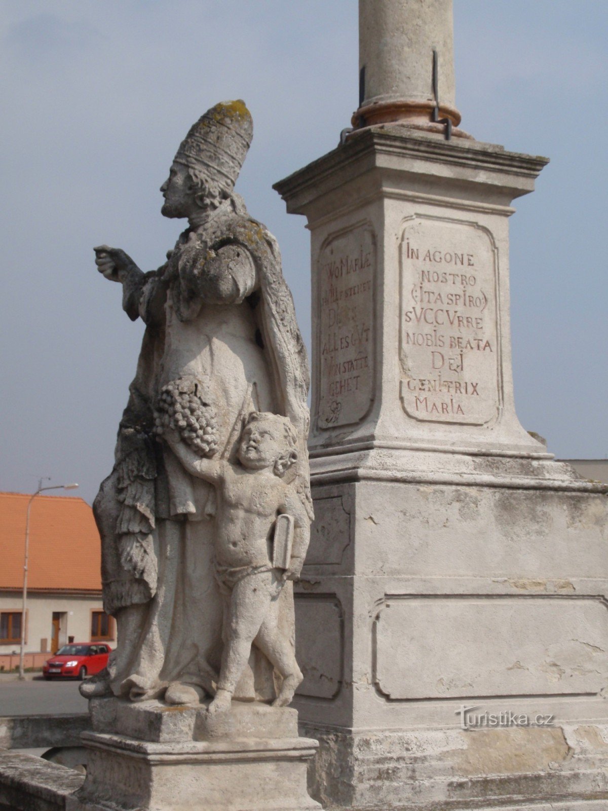 Mariensäule in Hostěradice