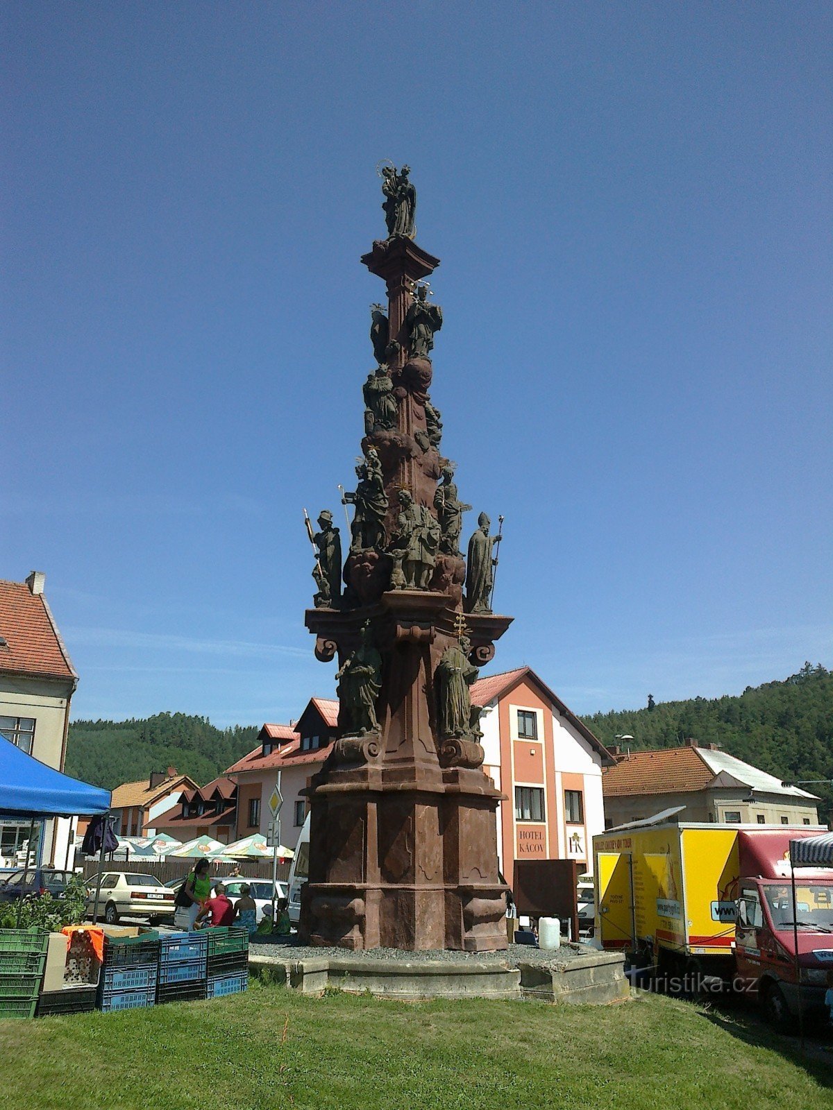 Colonne mariale à Kácov