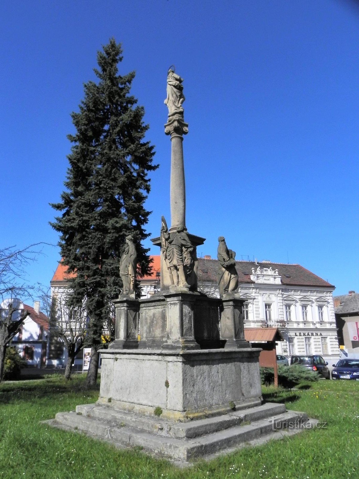 Colonne mariale à Staré Plzeň