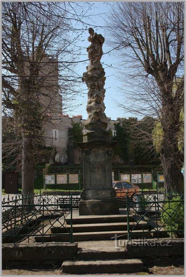 Colonne mariale à Žleby