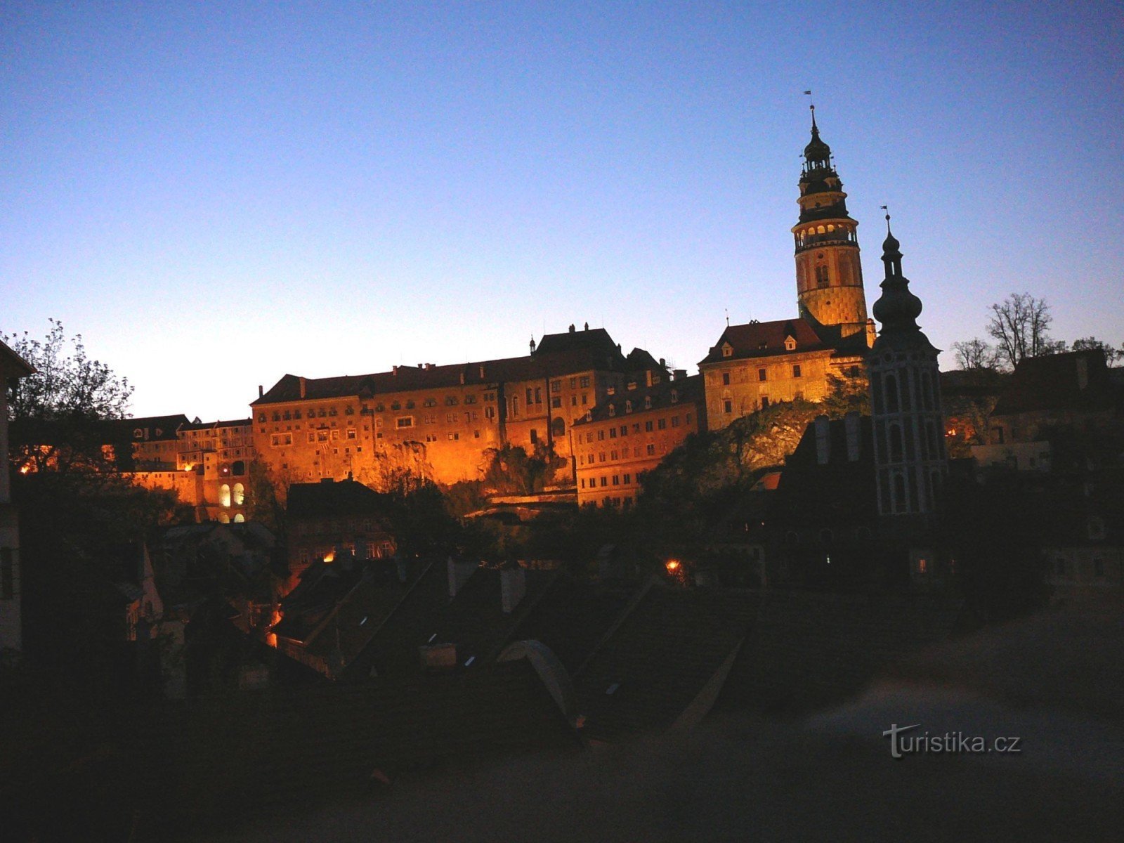 12. März – Abend über Krumlov