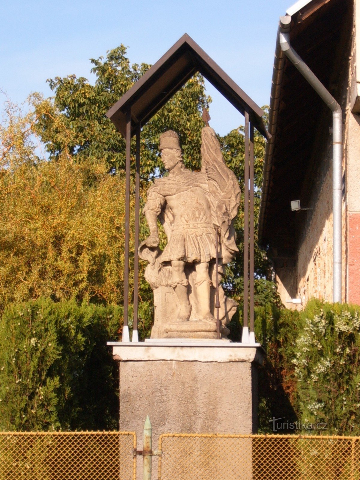 Martin's statue of St. Floriana