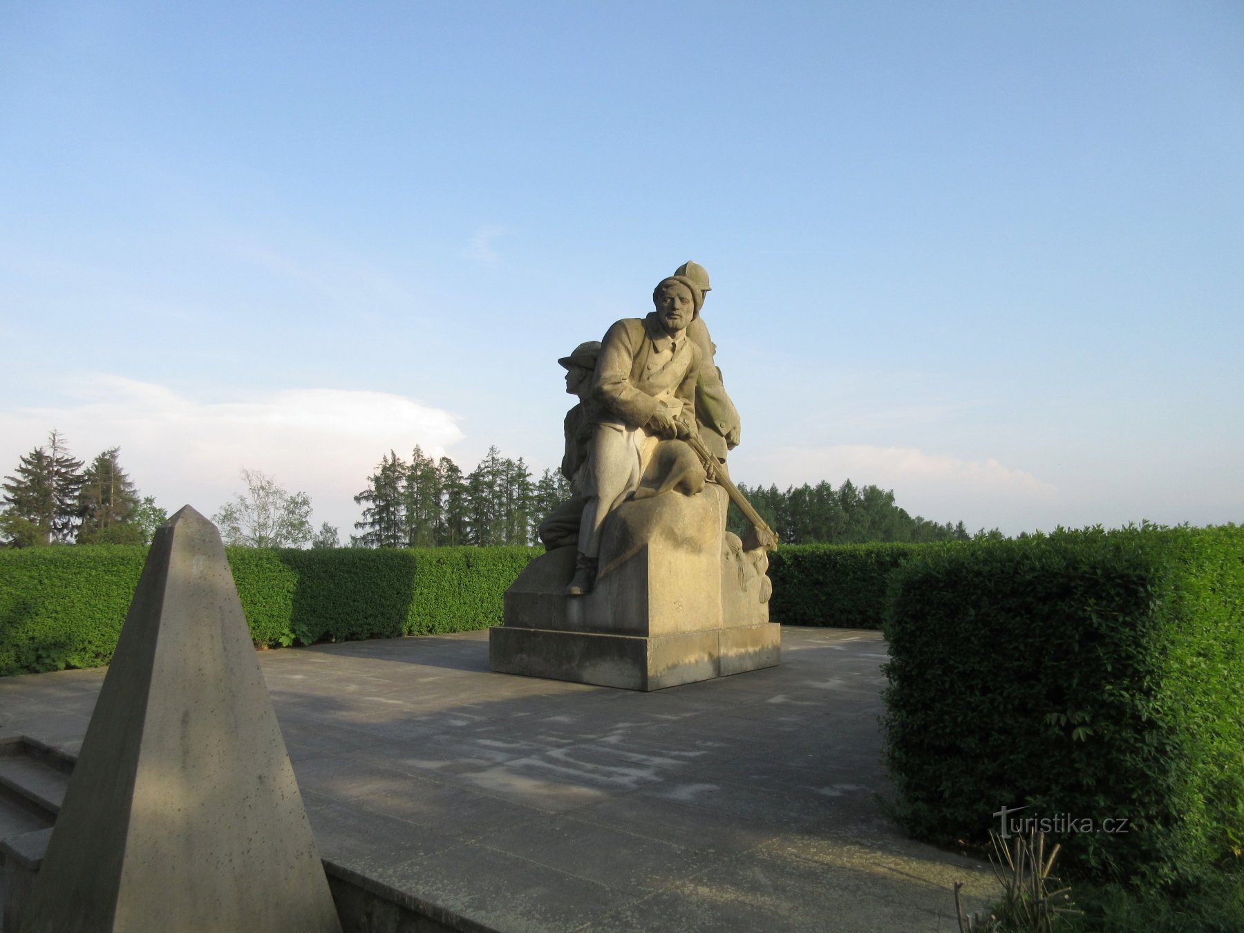 Tháp Độc lập Masaryk ở Hořice ở Podkrkonoší