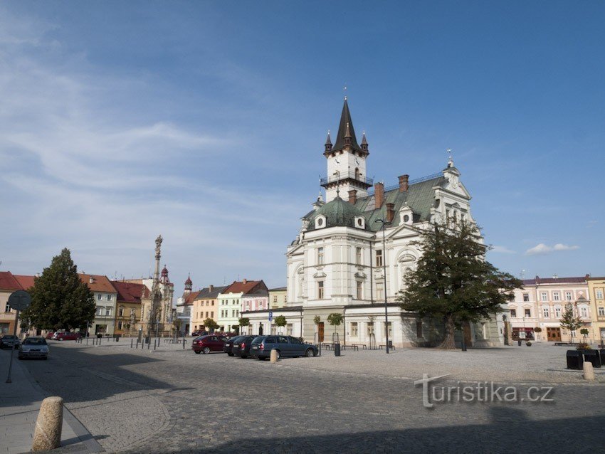 Piața Masaryk din Uničov