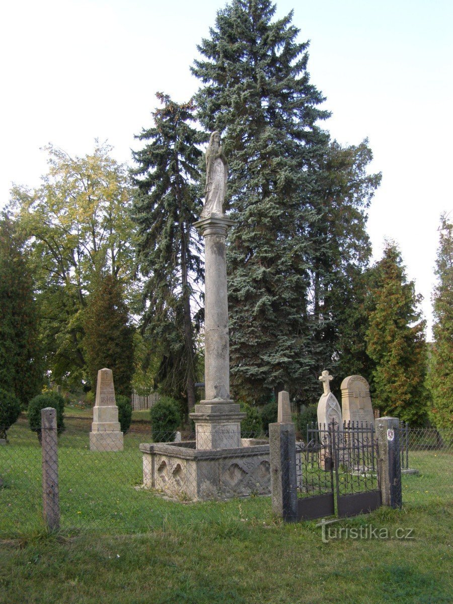 Máslojedy - military cemetery of the battle of 1866