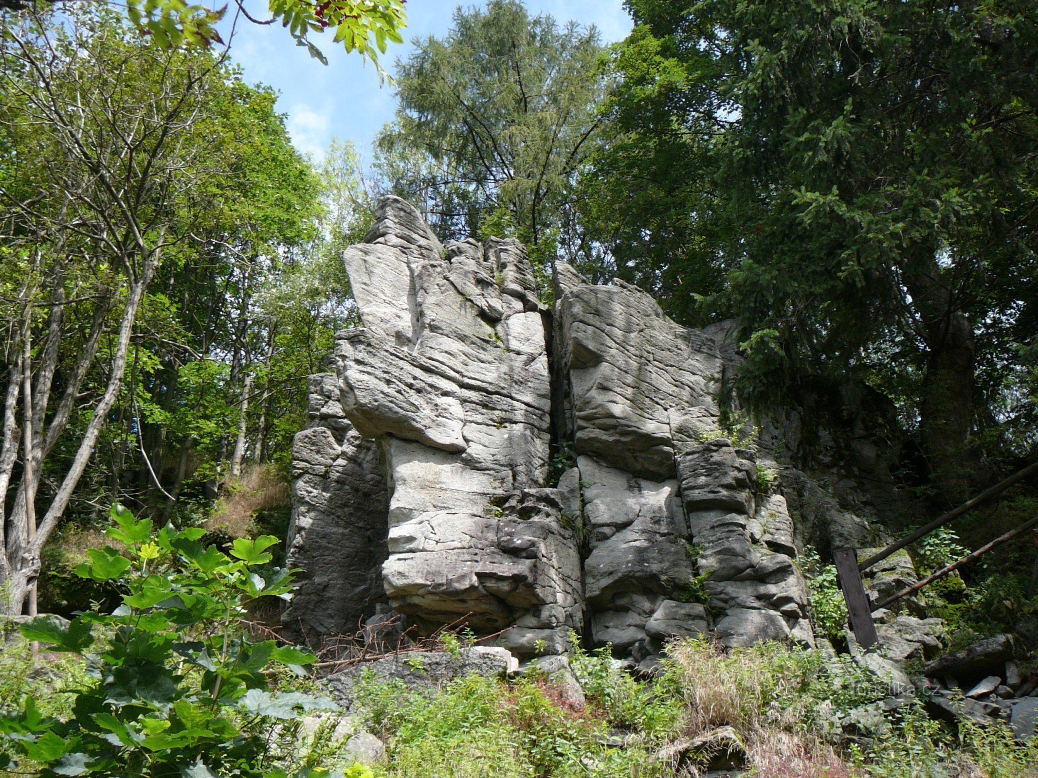 Rocas de Mazácké cerca de Tatranka