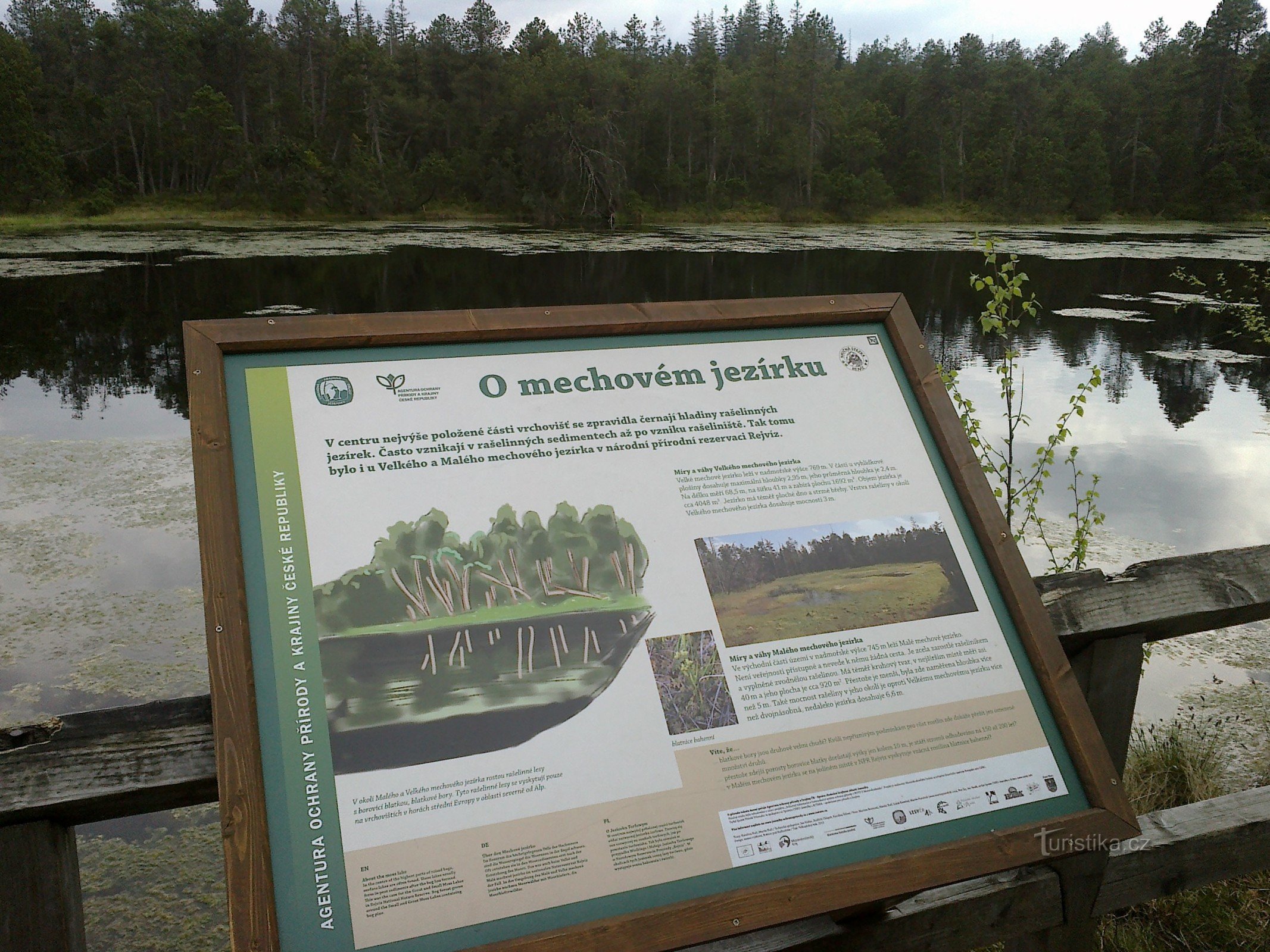Moss jezero - Rejvíz.