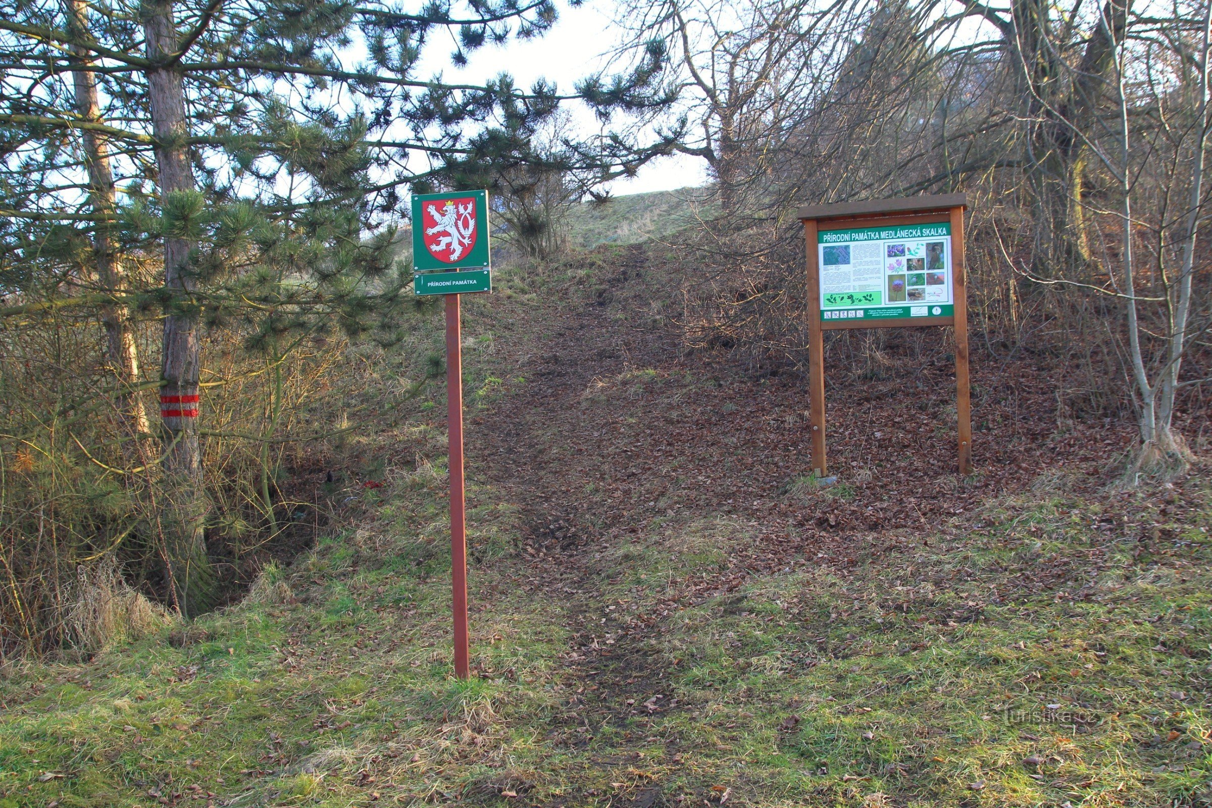 Stânca Medlánecká - un monument al naturii