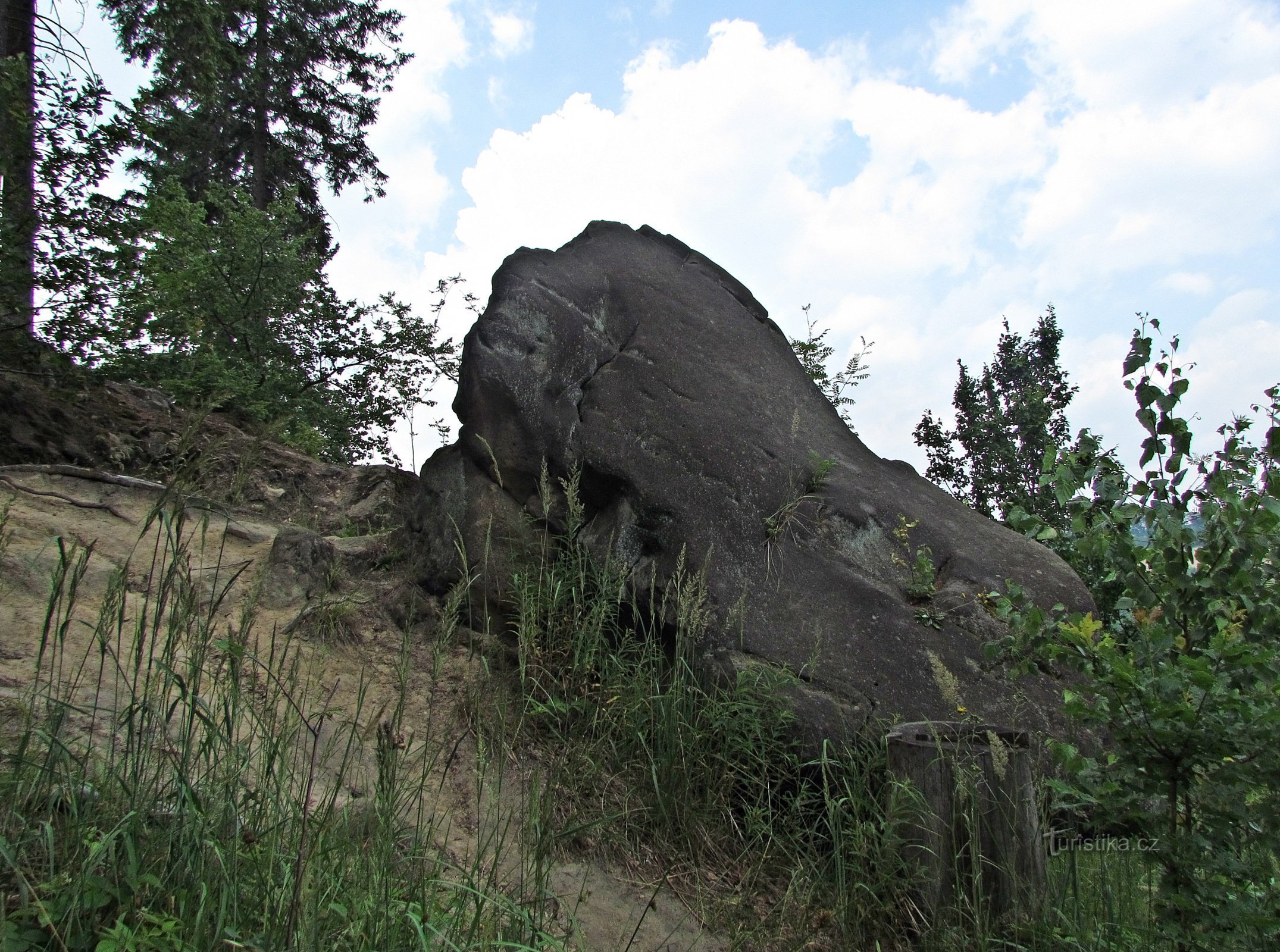 Medůvka - klättring på klippor