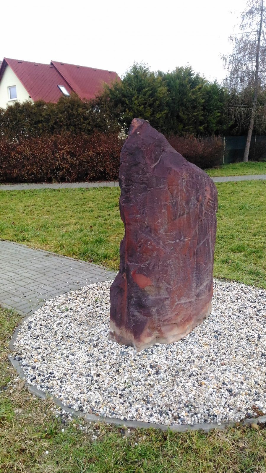 Menhir v Selibicích.