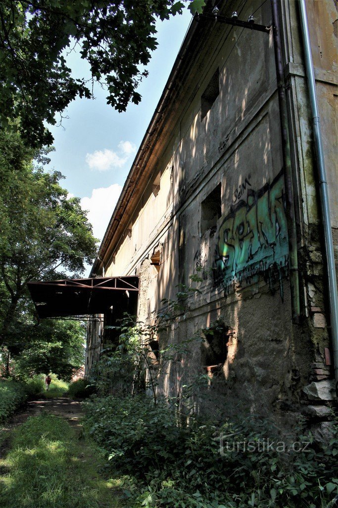 Merklín, côté ouest du grenier