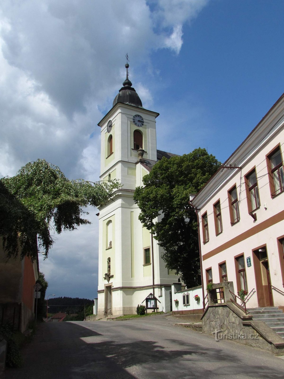 Staden Trnávka - kyrkan St. Jakob den äldre