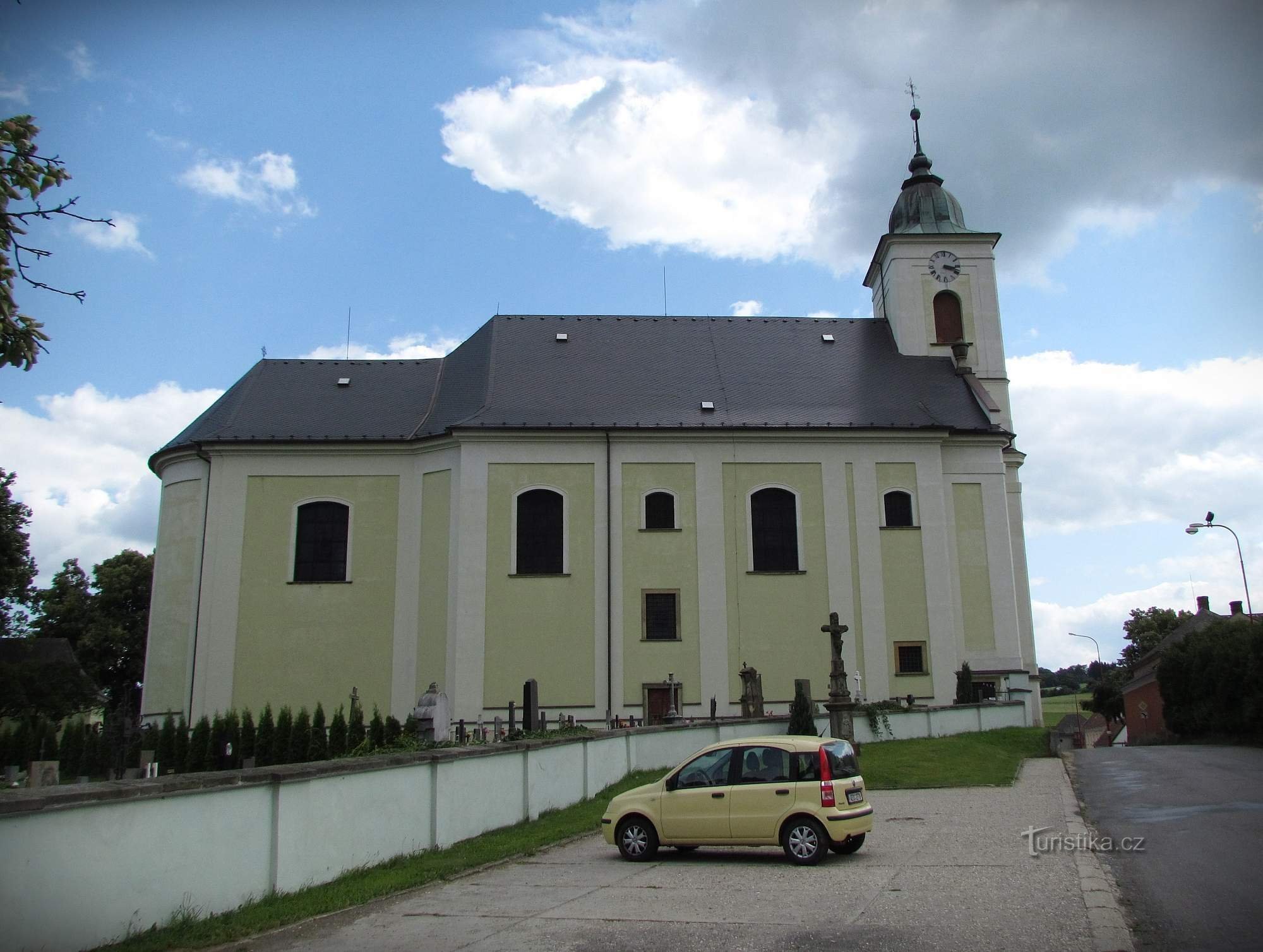 The town of Trnávka - the church of St. James the Elder