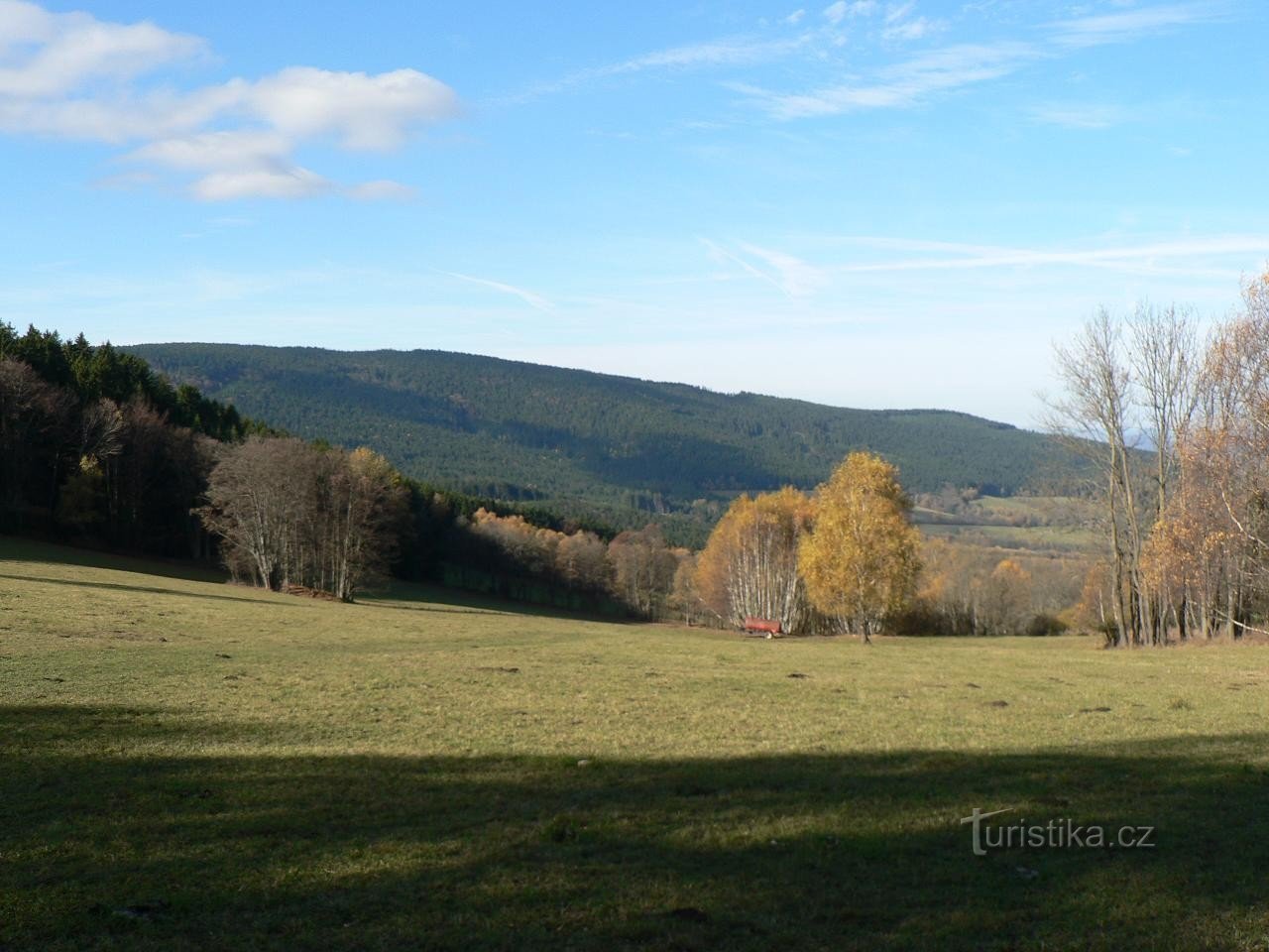 Desfiladeiro urbano, vista de Velký e Malý Prenet