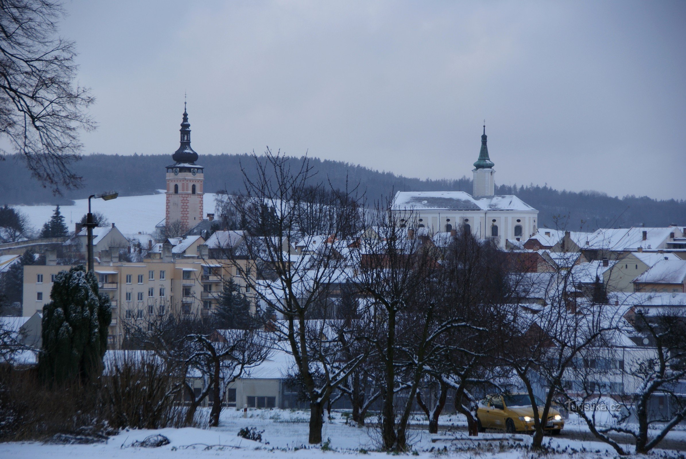 Die Stadt Jevíčko war eine Minute später nicht mehr zu sehen