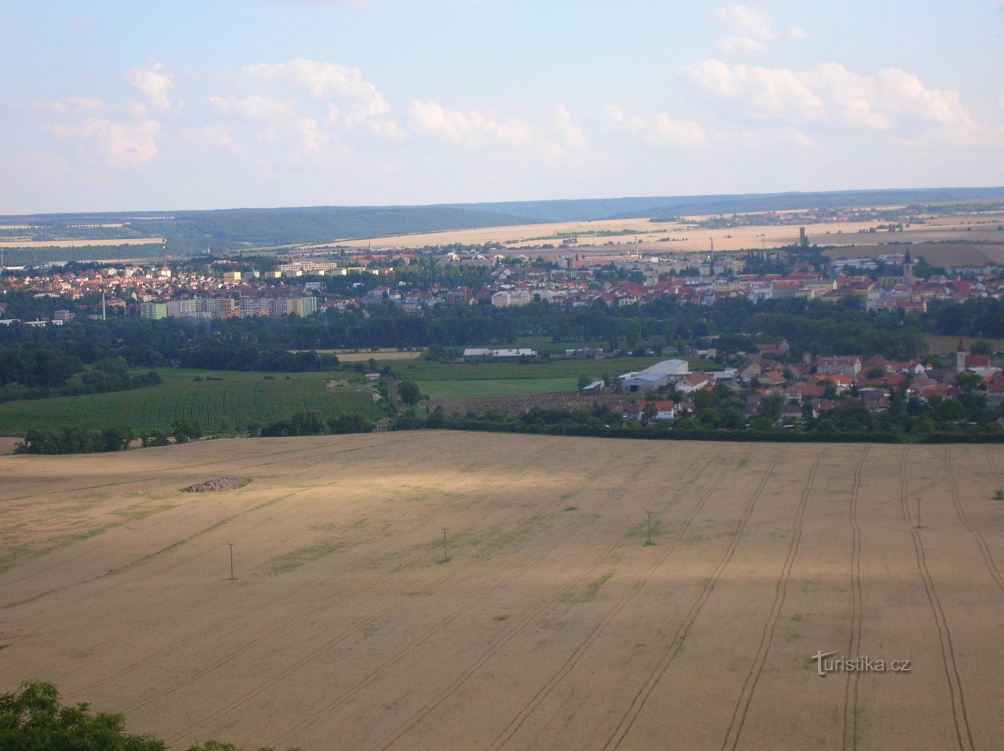 De stad Louny