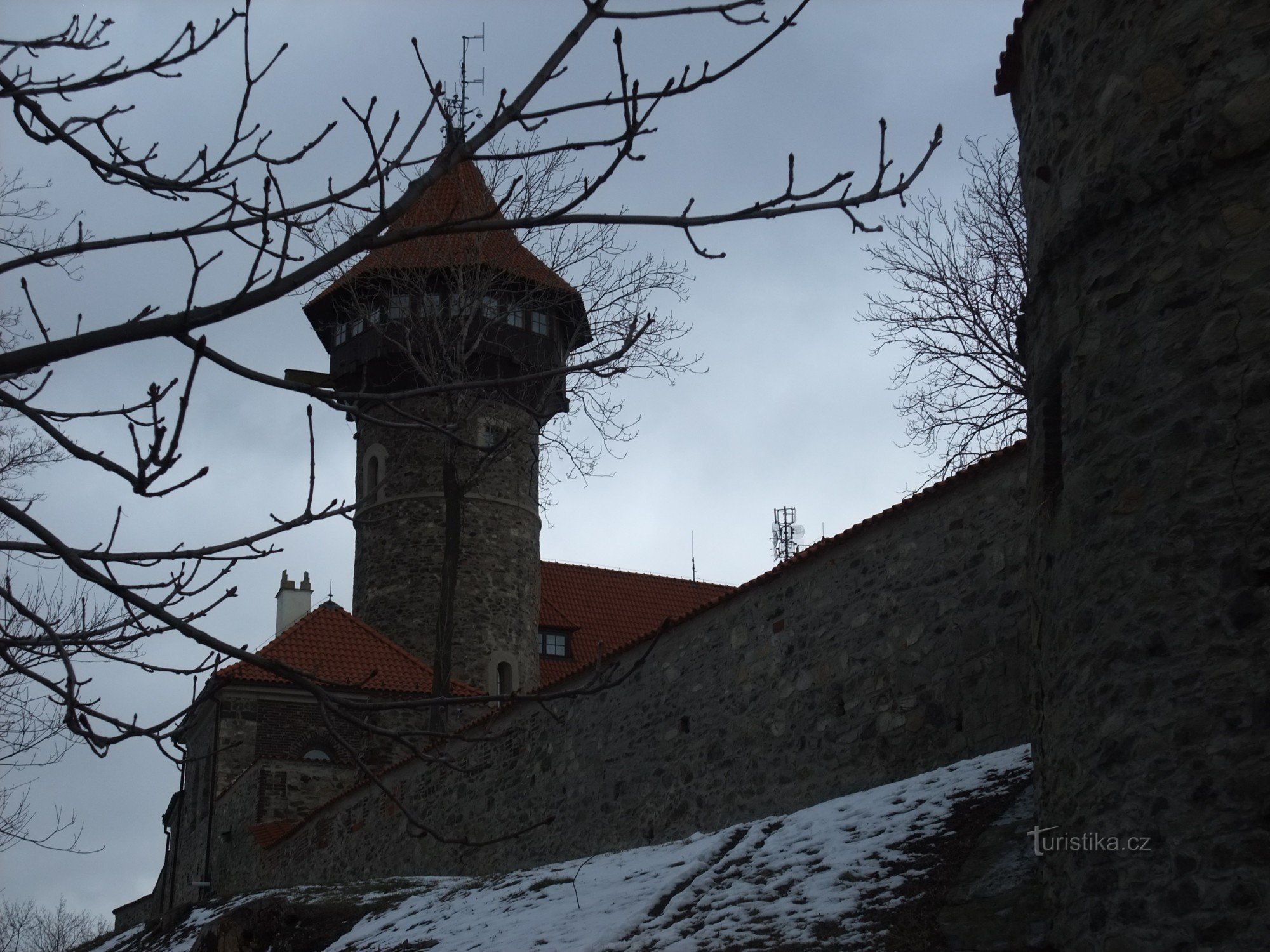 Staden Most i din handflata – Hněvín slott