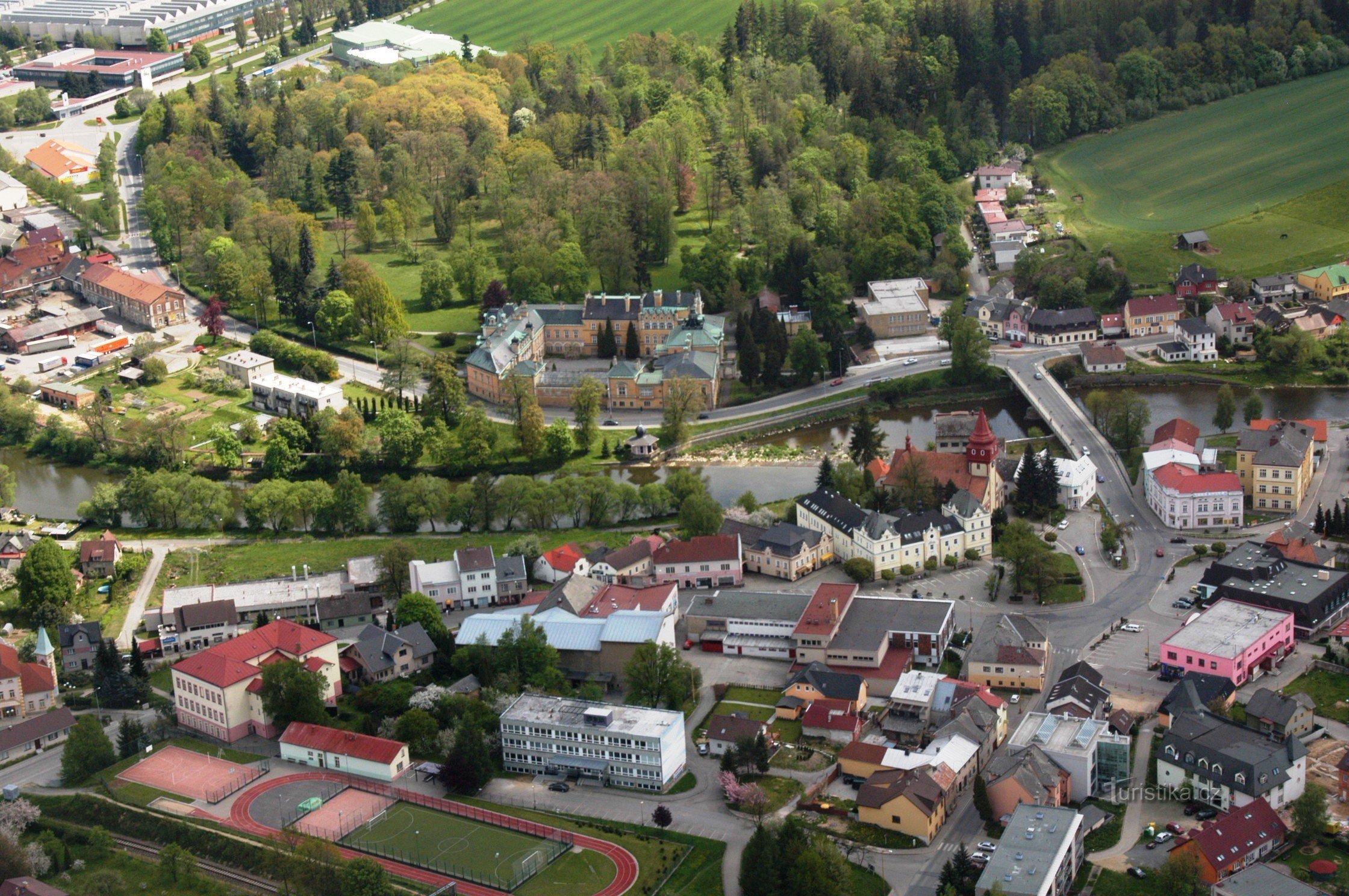 La ciudad de Svetlá nad Sázavou