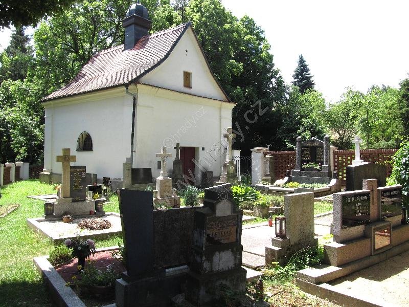 městský hřbitov s kaplí sv. Floriána