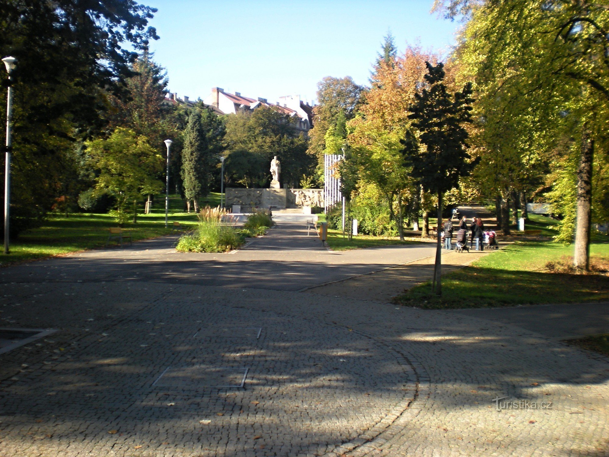 Parque da cidade Ústí nad Labem