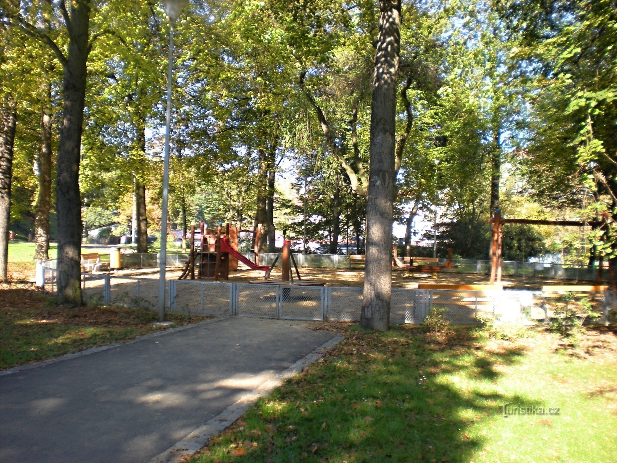 Parque da cidade Ústí nad Labem