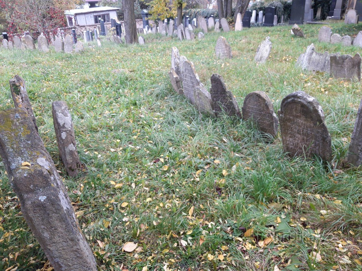 The town of Lukavec and the Jewish cemetery