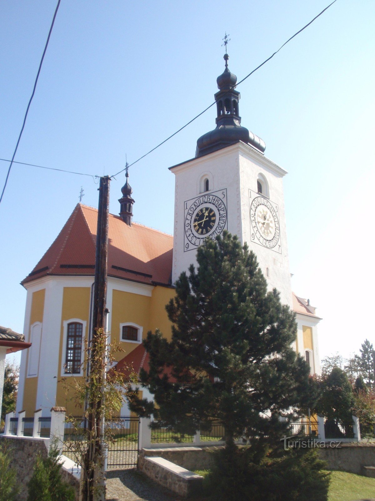 La ville de Stařeč près de Třebíč