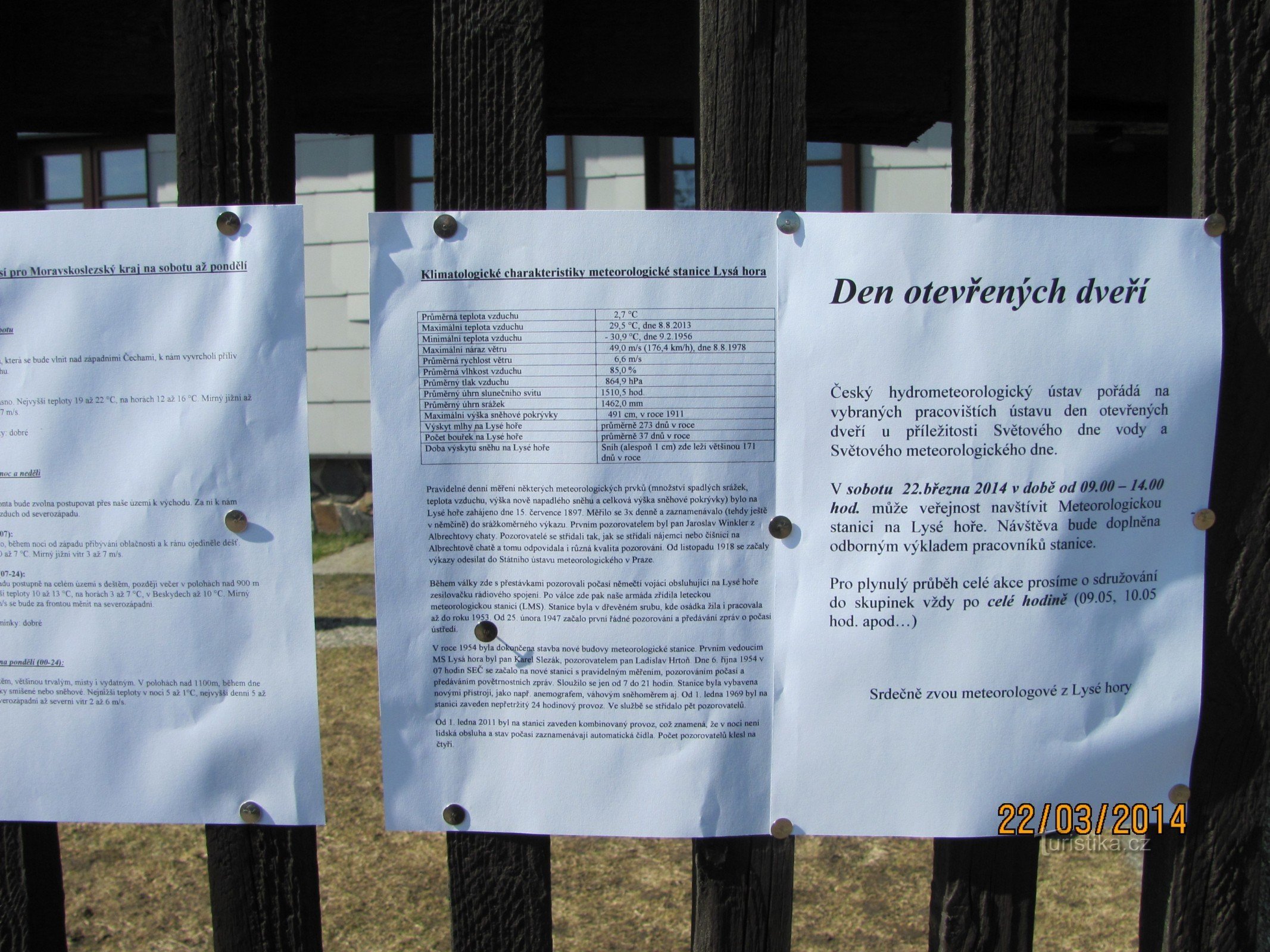 Stazione meteorologica su Lysá hora