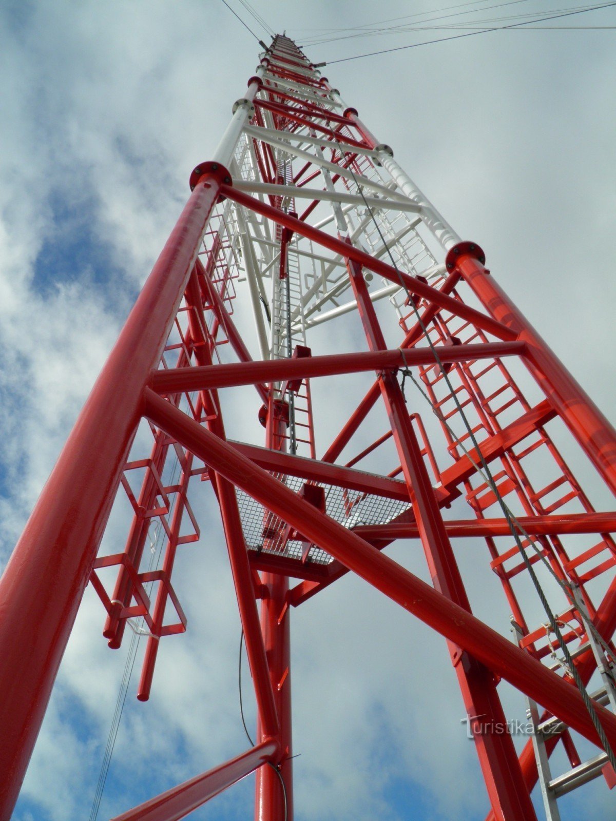 Weather mast near Košice.