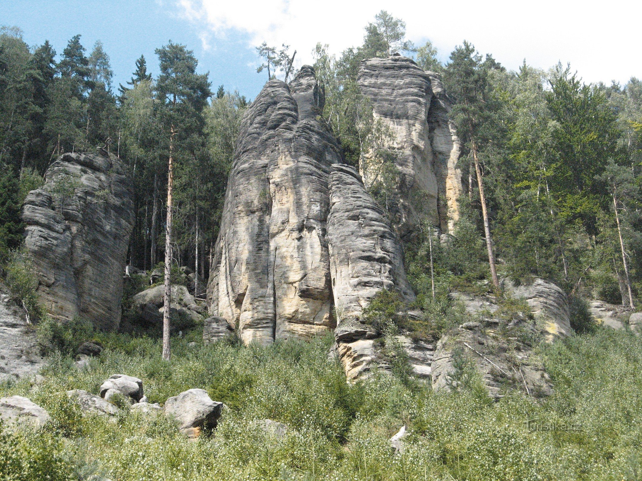 Entre las rocas de Adršpaš