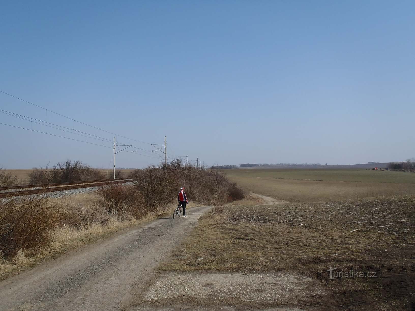 Mellem Ponětovice og Blažovice - nær Gruntů - 18.3.2012