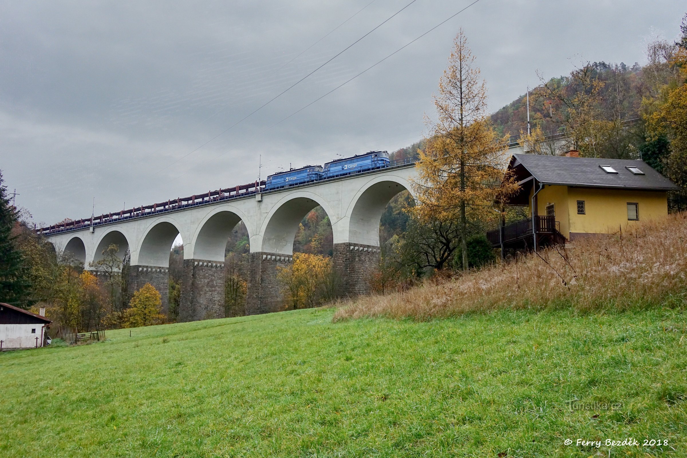 Mezihoří - viaducto ferroviario