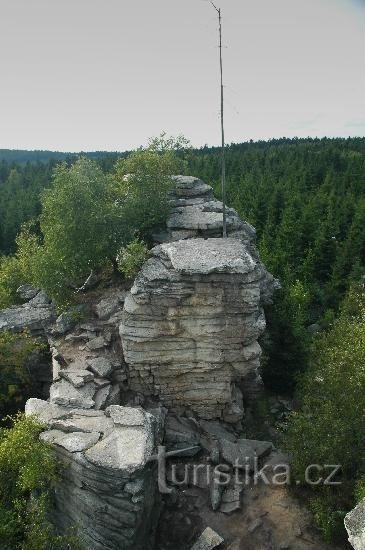 Míchova skála: Der Hauptaussichtspunkt