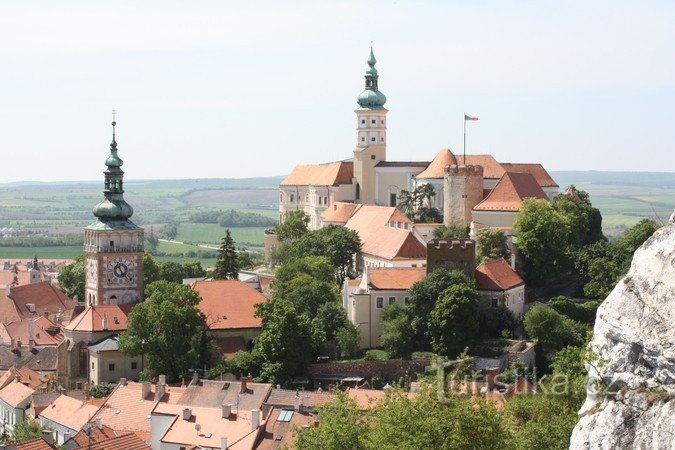 Mikulov - kilátás a Kozí hradekről