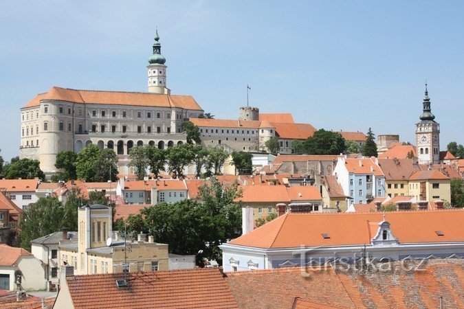 Mikulov - kilátás az Olajfák hegyéről