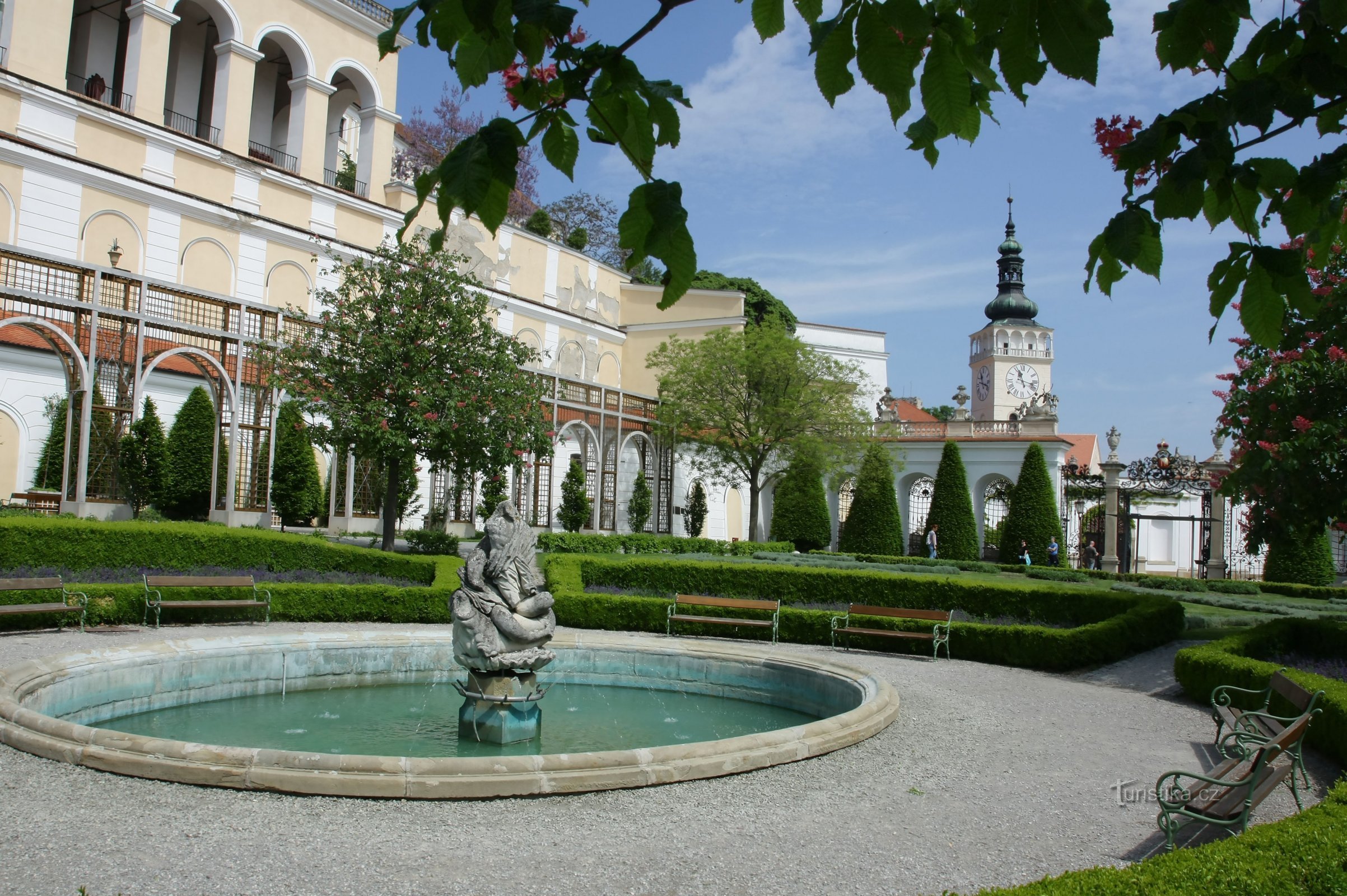 Mikulov - grădina castelului