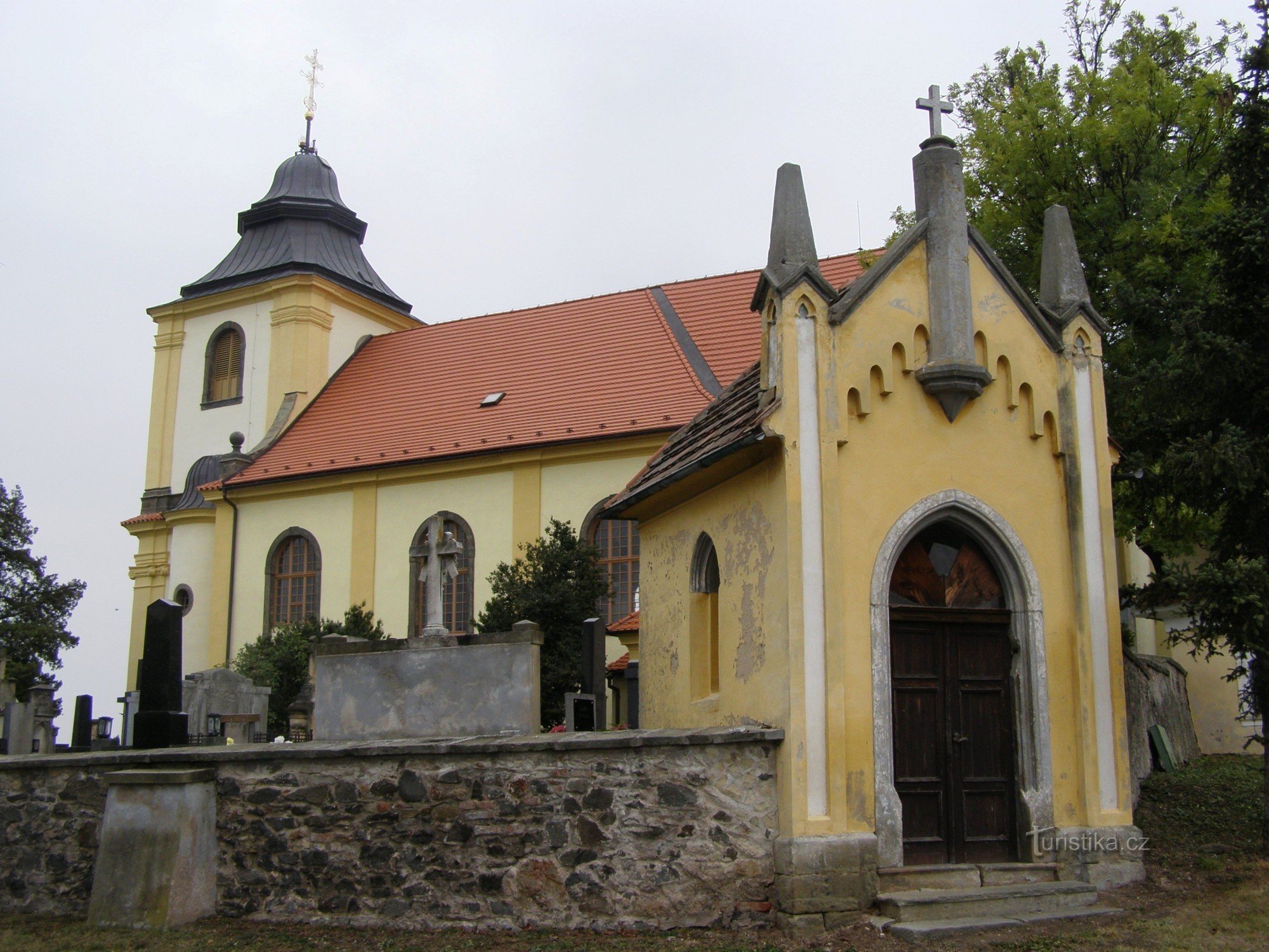 Mikulovice - Igreja de St. Venceslau
