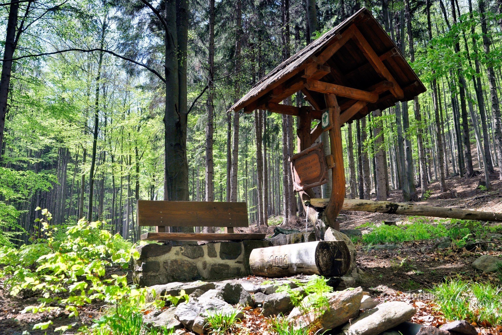 Mikulovice - Ondřejovice längs utbildningsleden Údolím Javorná