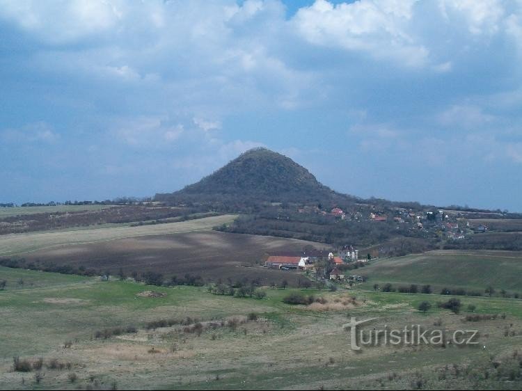 Milá: Milá z Písečného vrchu